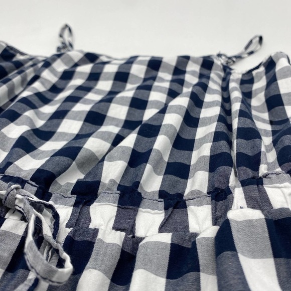 Cisono (S) Romper Navy Gingham Check - Picture 12 of 14